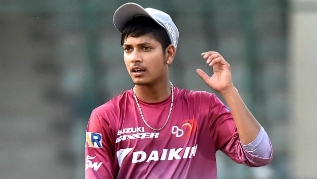 Sandeep took his first wicket in his first IPL match